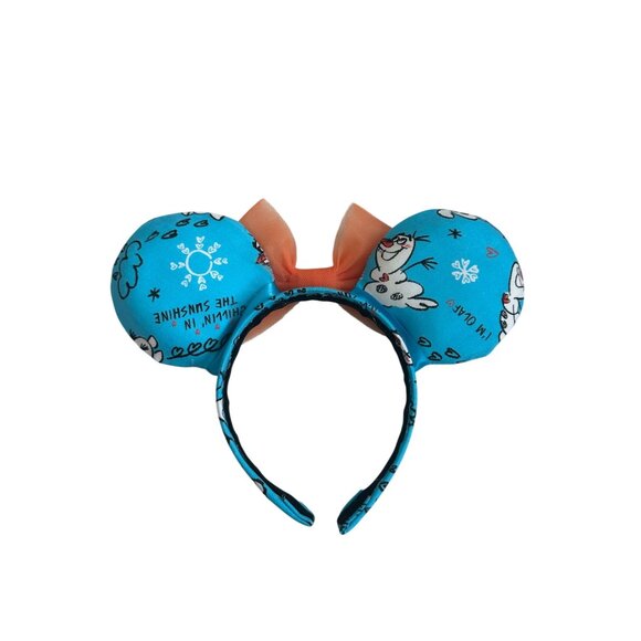 HANDMADE Kids Size Olaf Bow Frozen Ears Headband NEW NWOT - Picture 4 of 6